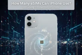 How many eSIMs can iPhone Use